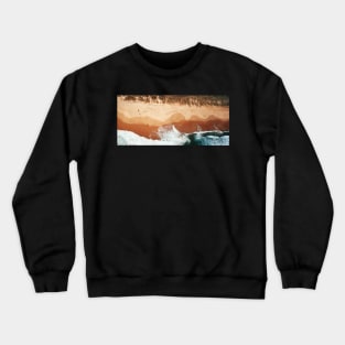 Aerial View, Kilcunda Beach Crewneck Sweatshirt